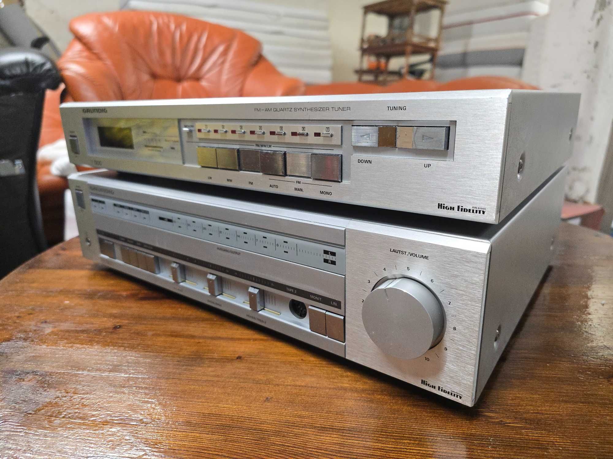 Wzmacniacz + Tuner GRUNDIG V 7200 T 7200 Vintage