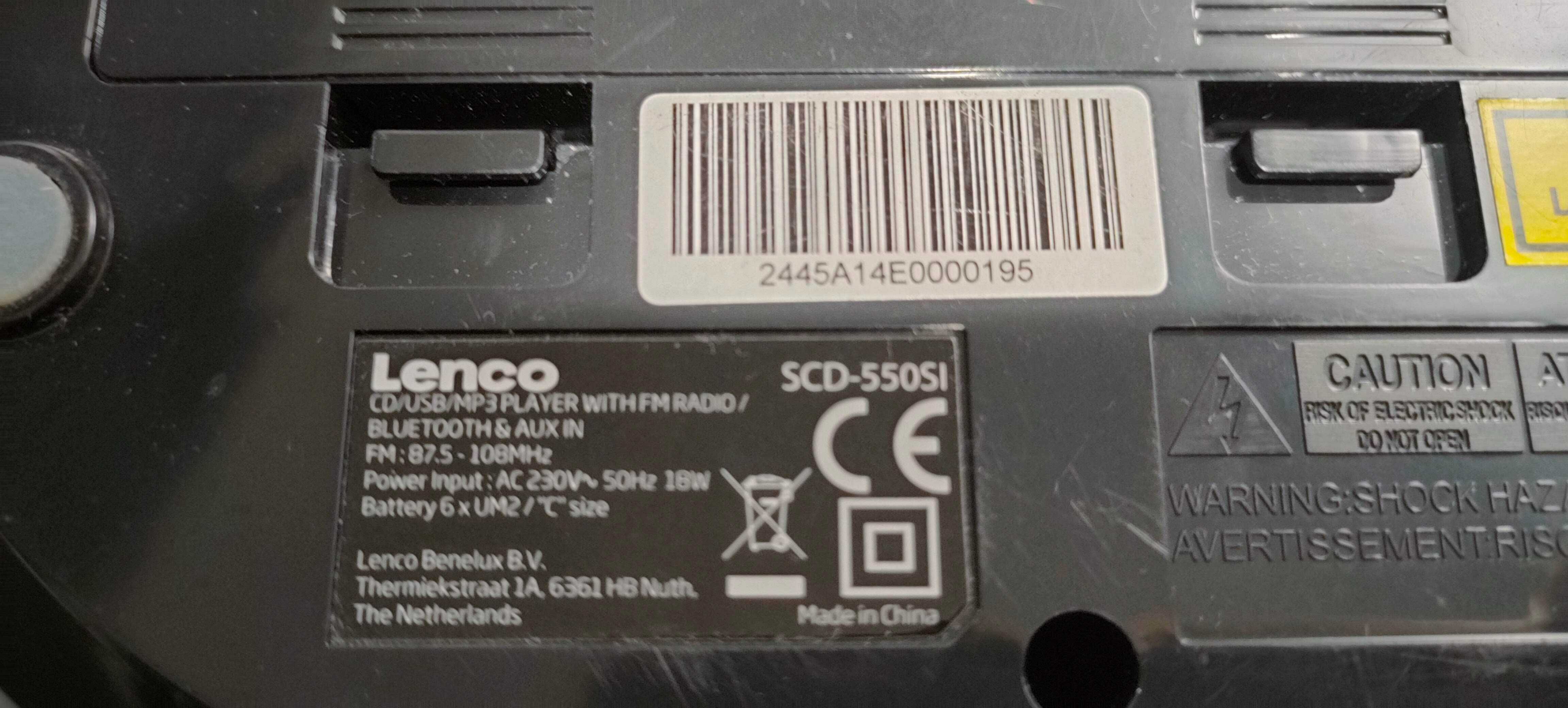 Radioodtwarzacz LENCO SCD-550SI