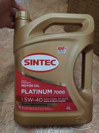 Моторное масло синтетическое Sintec Platinum Sae 5W-40 4 л