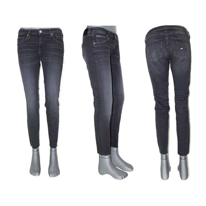 Damskie jeansy Tommy Jeans Scarlett rurki Hilfiger niski stan -W32/L32