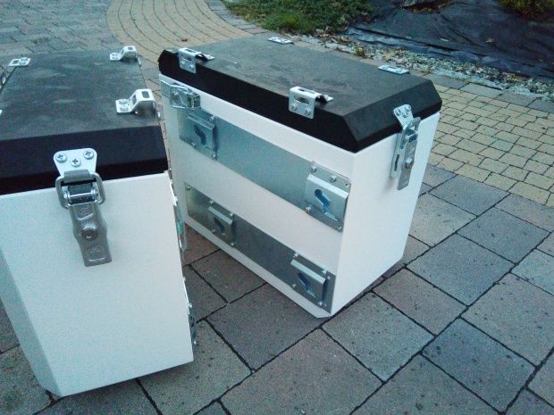 kufry aluminiowe boczne, centralny - honda/suzuki/yamaha/ktm/bmw
