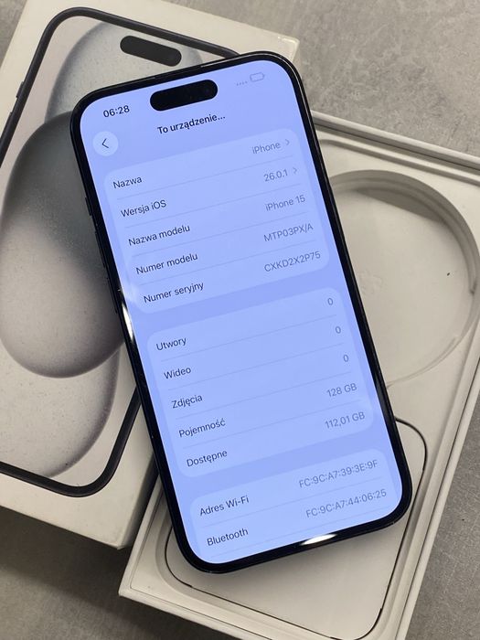 Iphone 15 | stan dobry | 86% baterii