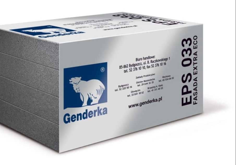 Styropian fasadowy firmy Genderka 4 m² grubość 15 cm