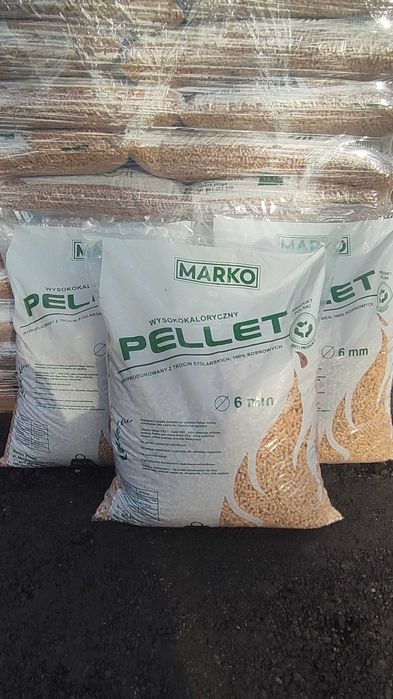 Pellet MARKO - wysokokaloryczne trociny stolarskie. Dostawa GRATIS.