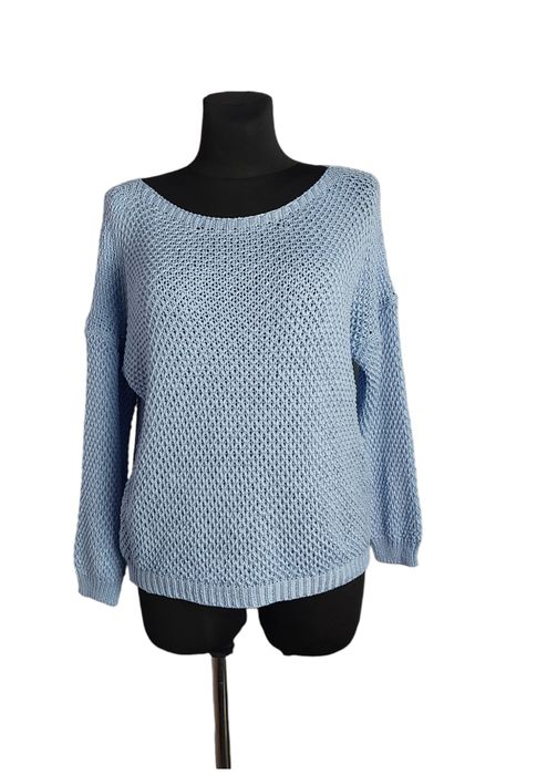 Sweterek damski, błękitny