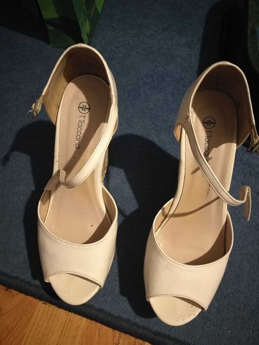 Szpilki koturny klocku wesele impreza rozmiar 40/41 buty damskie