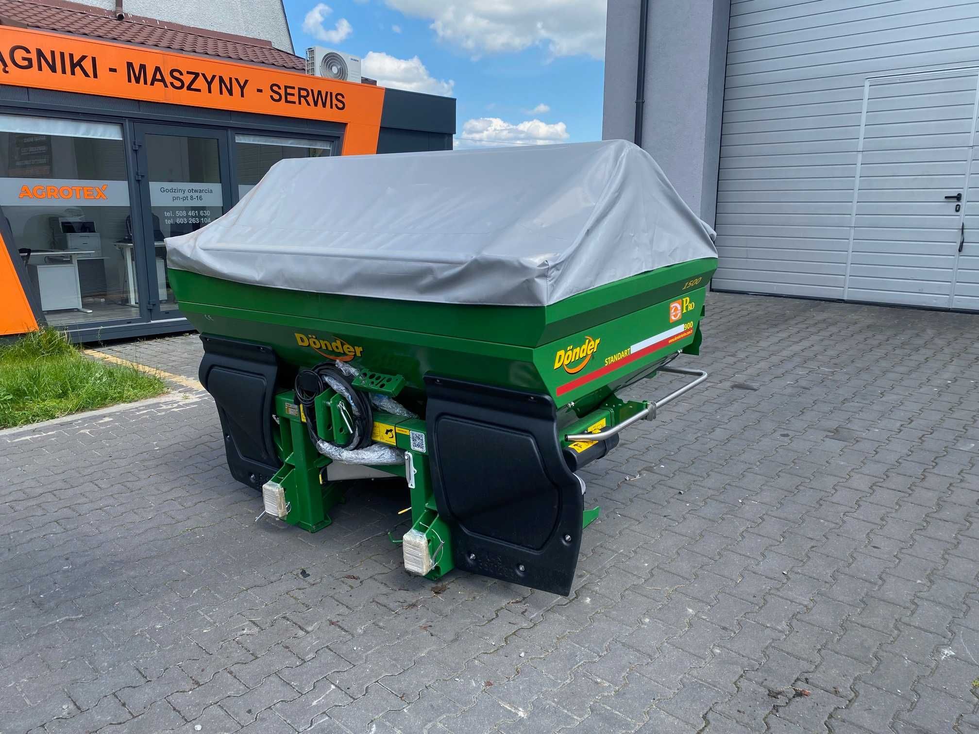 Donder Rozsiewacz nawozu 1500L Amazone, Unia MX. NOWY Gwarancja