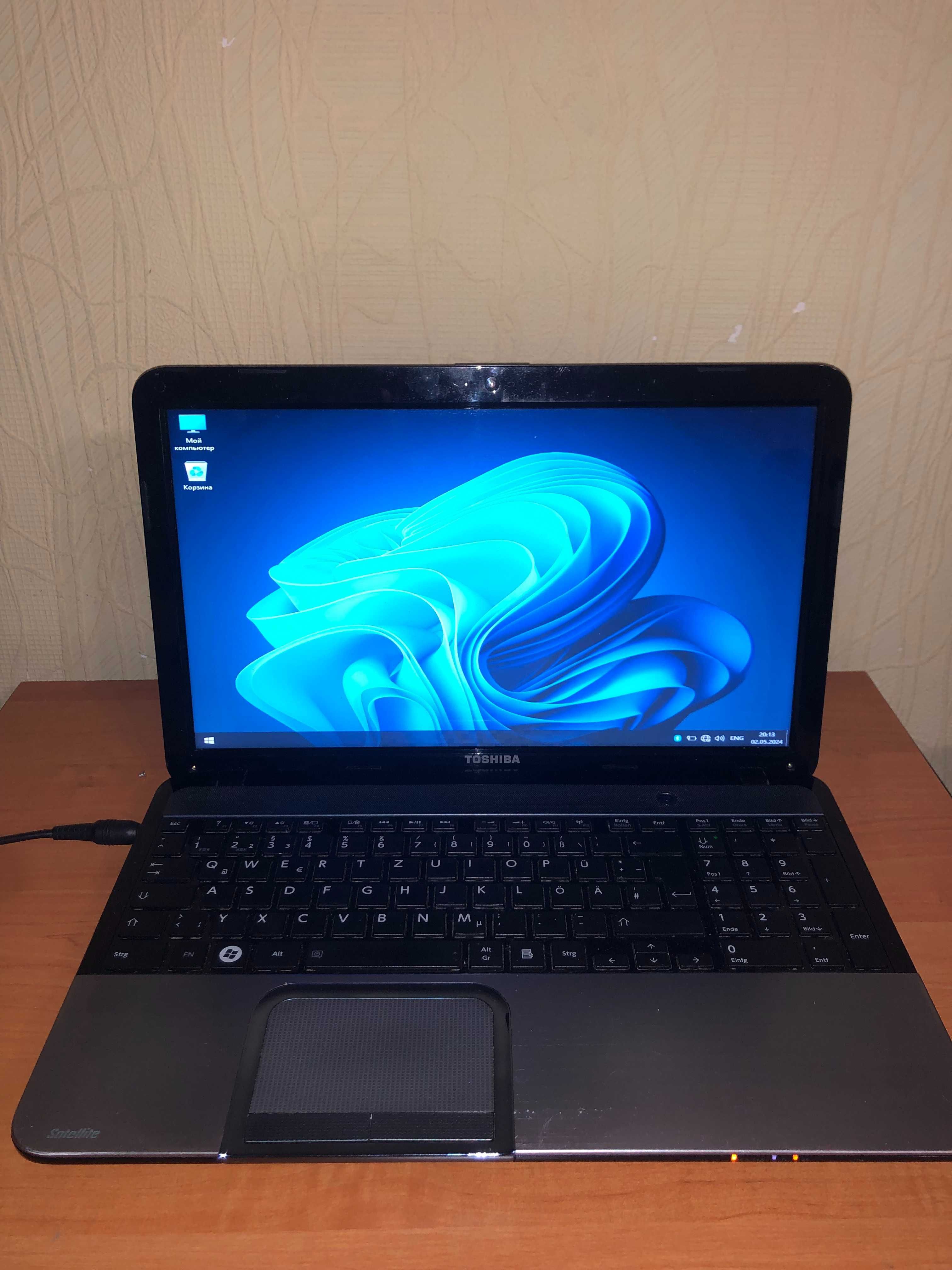 Ноутбук Toshiba L855/ 15.6/Intel i5-3210M/8GB/ 120 SSD+HDD320/AMD7600M