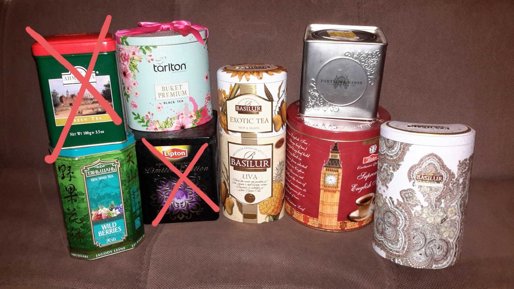 Банка коробка для чаю Метал