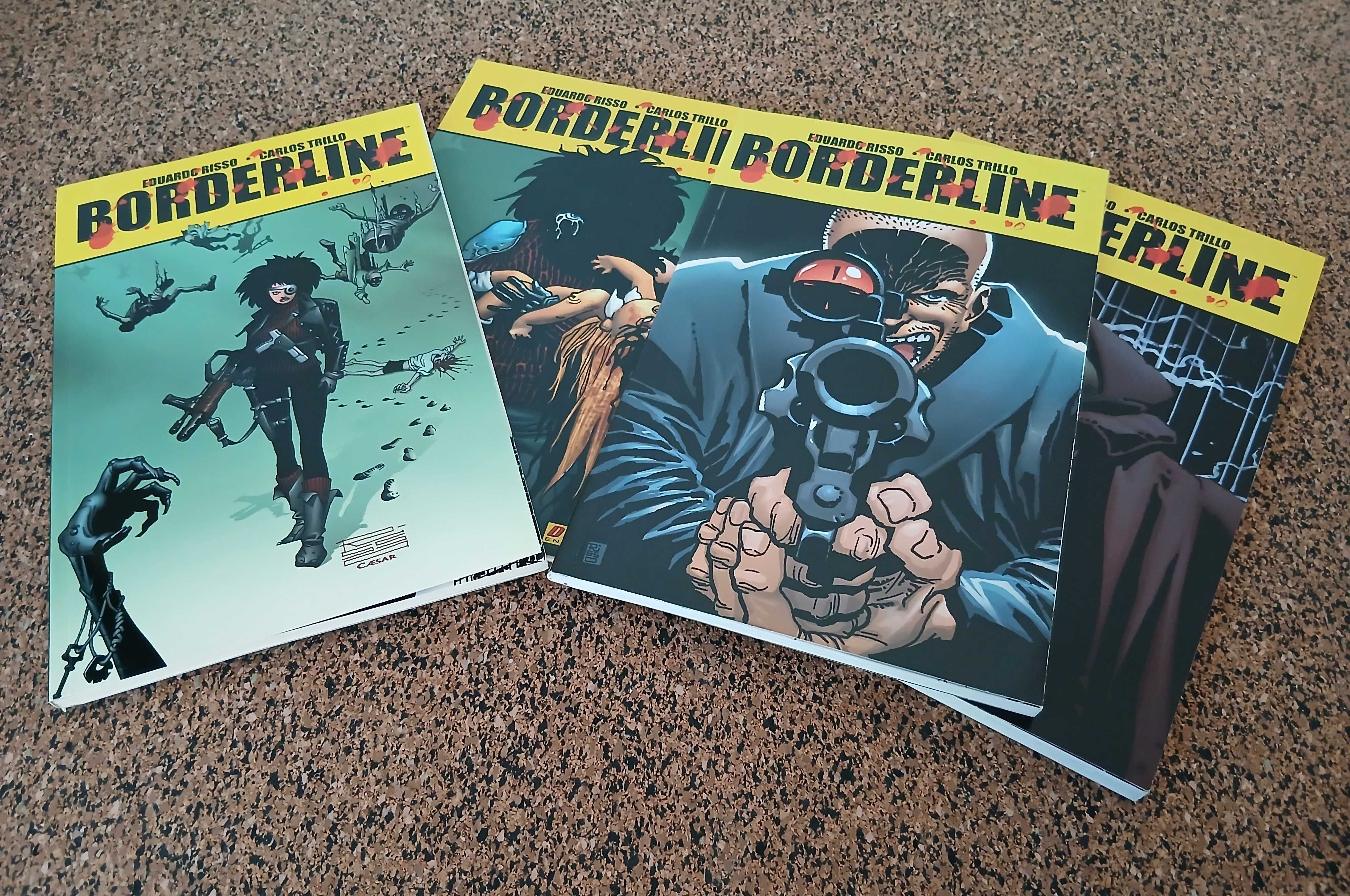 4 BDs - BORDERLINE de C. Trillo & E. Risso (coleção completa)