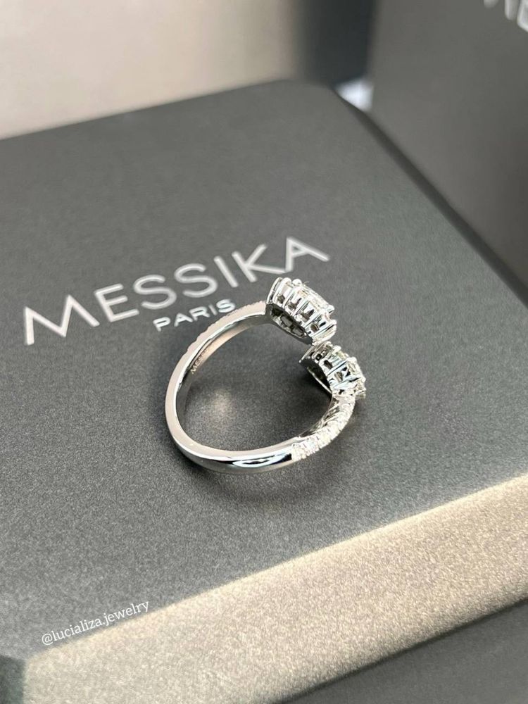 Каблучка в стилі MESSIKA З діамантами 1.22ct  золото