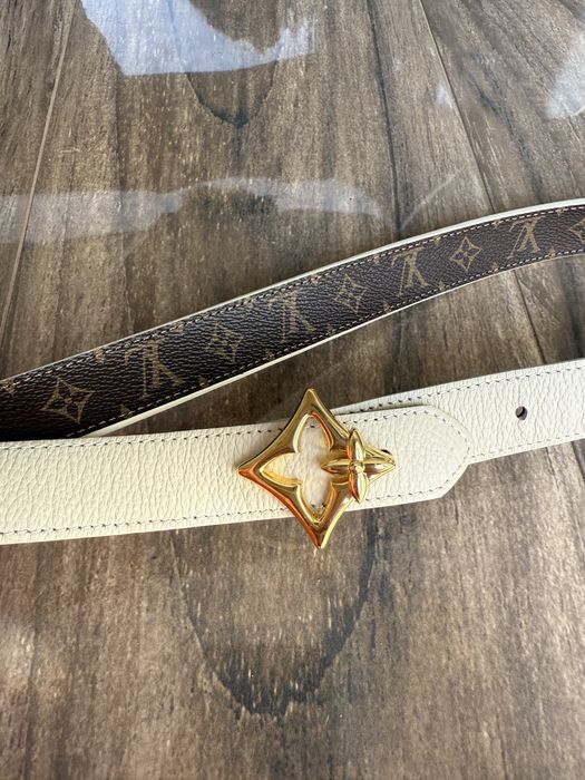 Pasek skorzany LV louis vuitton dwustronny skora naturalna nowy