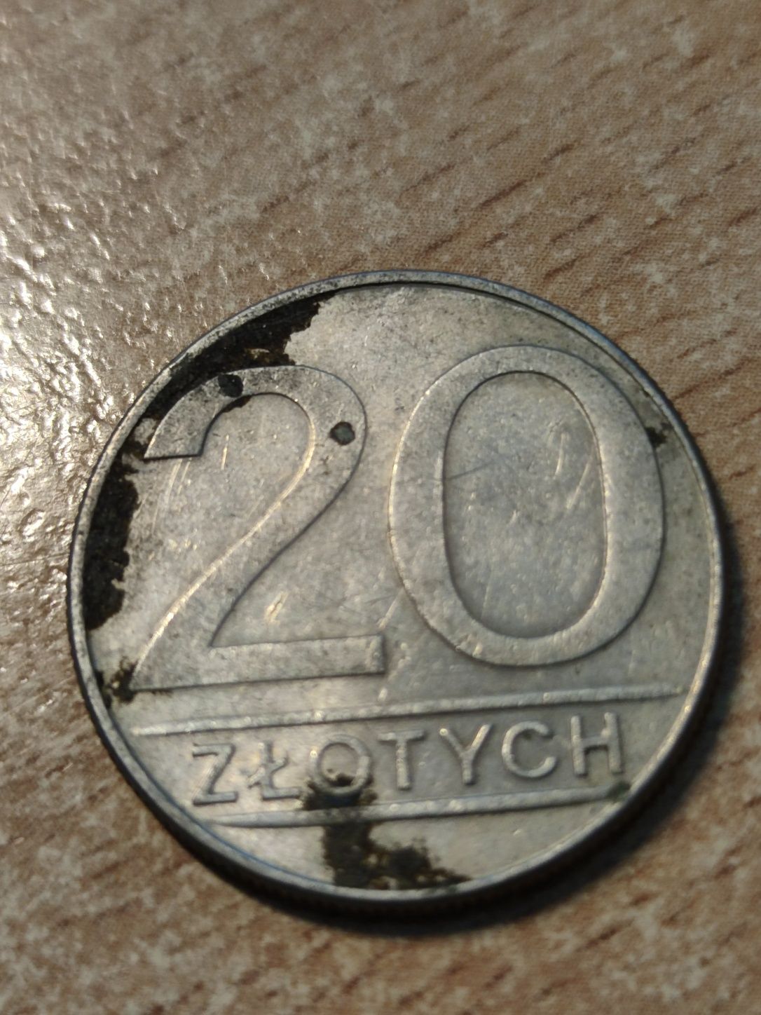 Moneta 20 zł PRL z 1988 roku