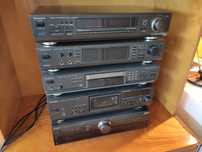 Zestaw audio wieża Technics 5 segmentów retro vintage