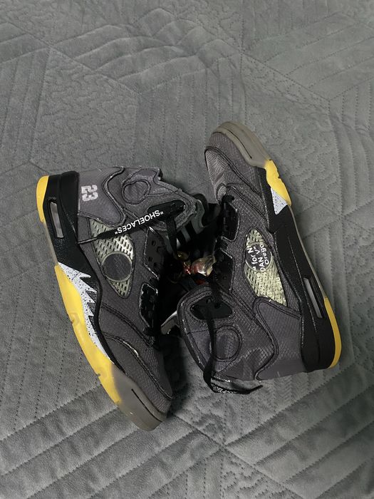 jordan 5 off white