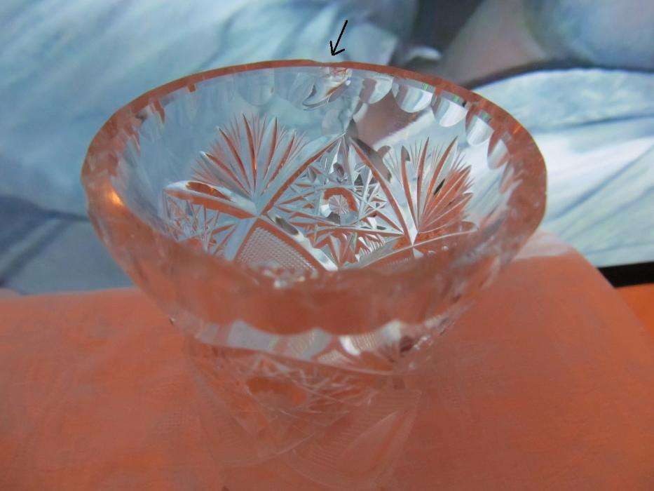 BYTOM kryształ 13 cm wazonik kryształowy wazon mały pucharek puchar