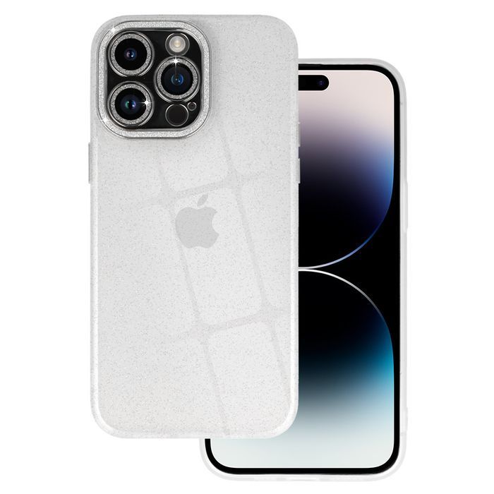 Liquid Glitter Camera Case Do Iphone 13 Pro Max Przezroczysty