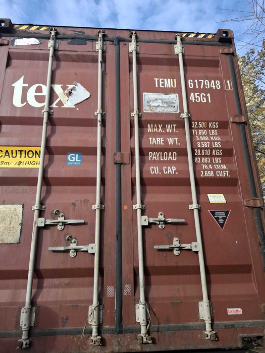 Kontener morski 12 metrowy, używany, 40 HC - Pewny Kontener / PZ