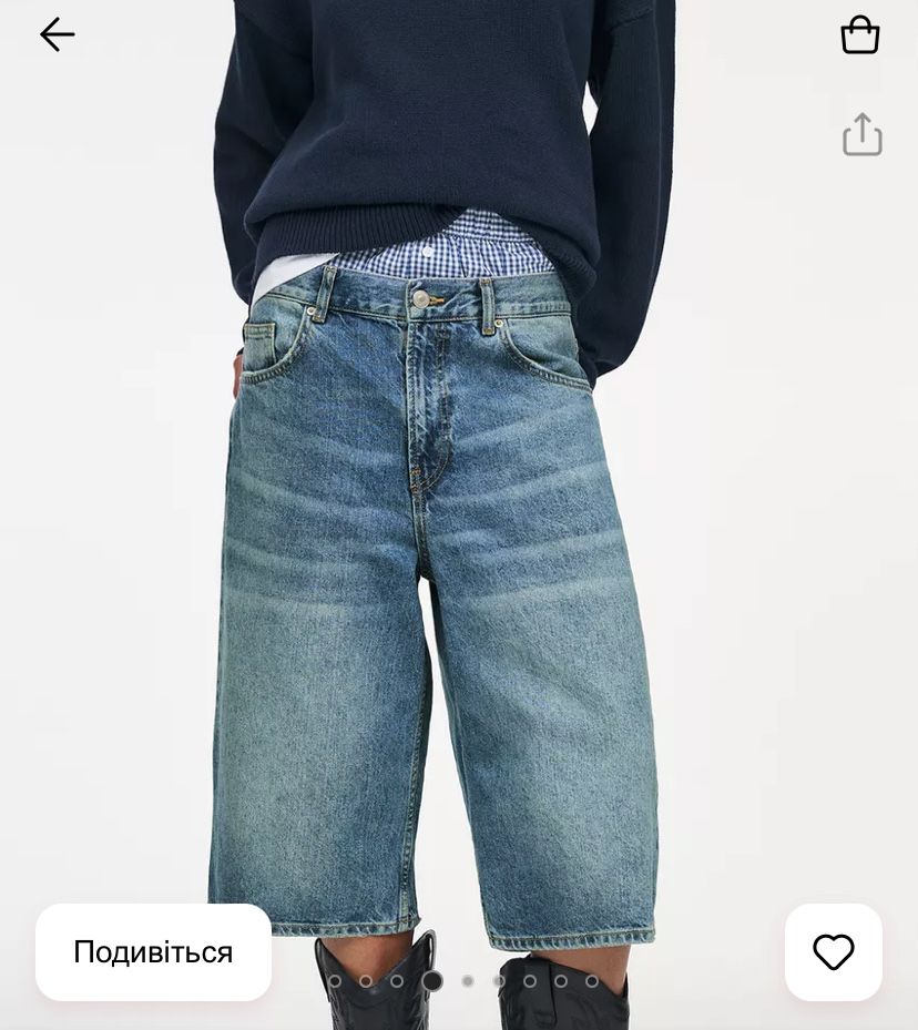 Бермуди фірми bershka,pullandbear