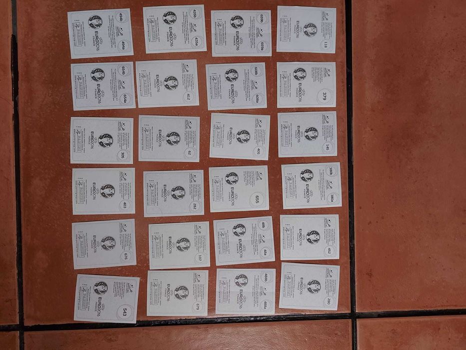 Cromos Euro 2016 e Força Portugal (Mundial 2002)