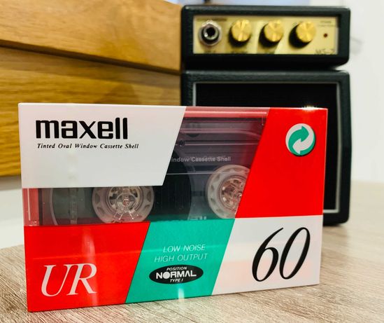 Cassetes de áudio nova - selada - Maxell UR60 (preço 10x unidades)