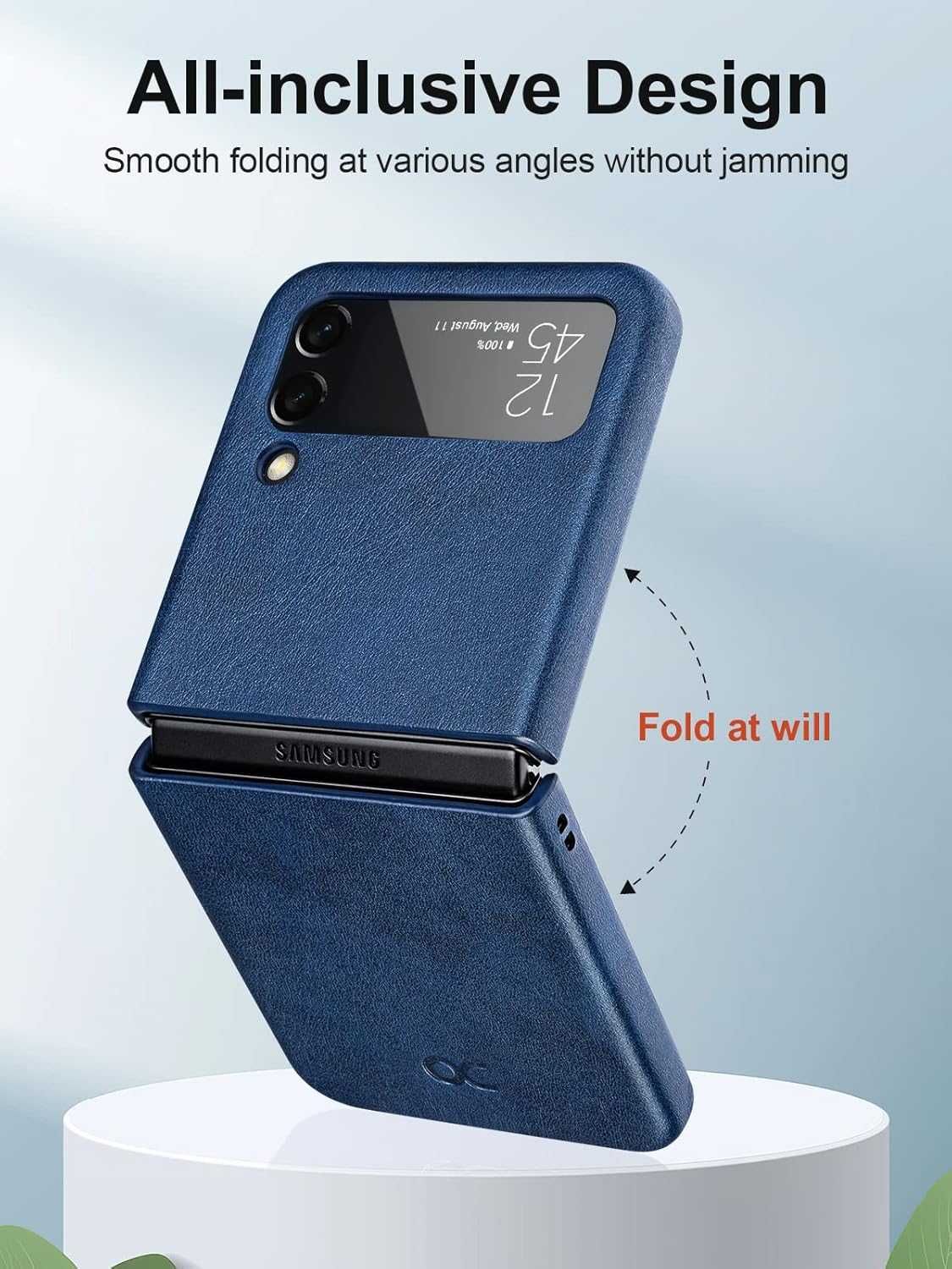 OCASE ETUI SKÓRZANE do Samsung Galaxy Z Flip 4 5G jakość premium