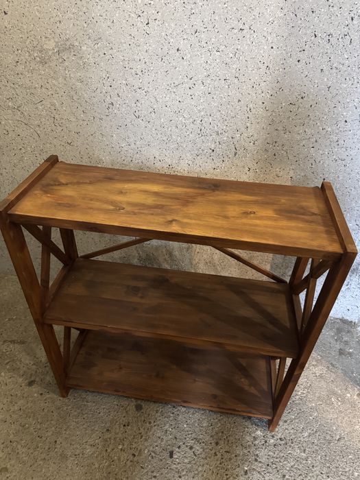 Regały loftowe drewniane 2 sztuki