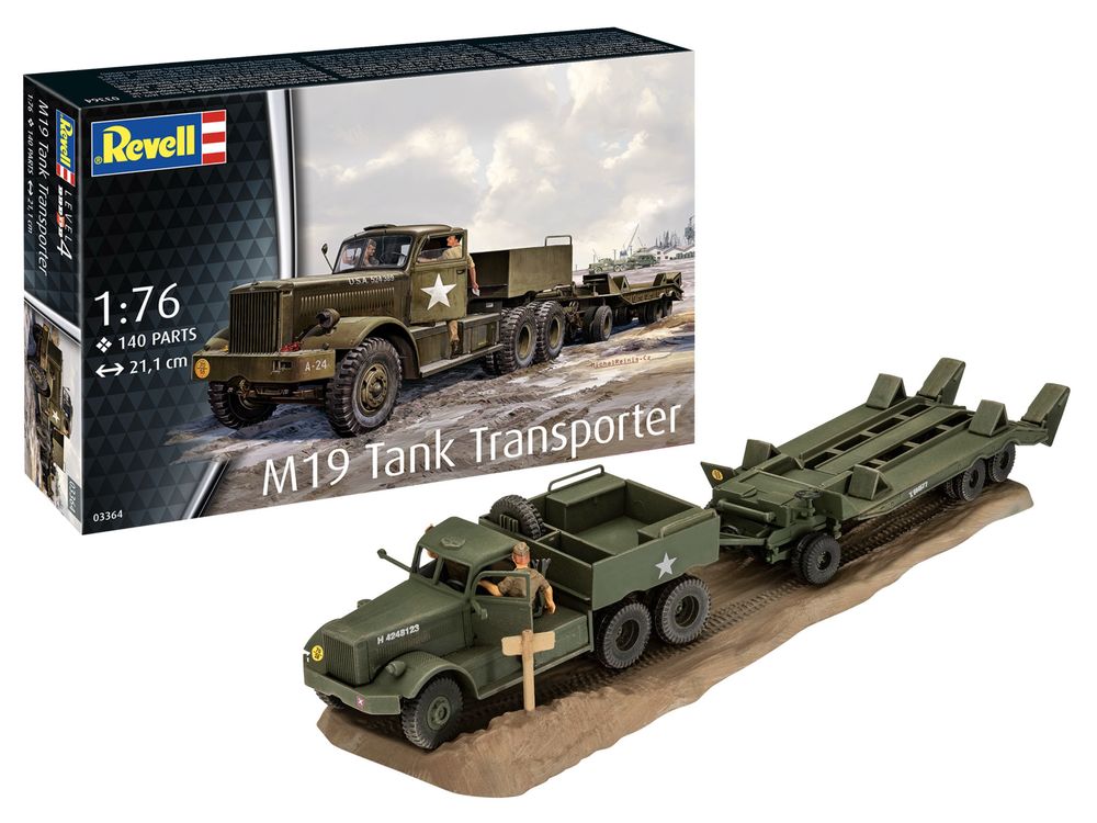 Model 1/72 Revell 03364 pojazd M19 TANK TRANSPORTER
