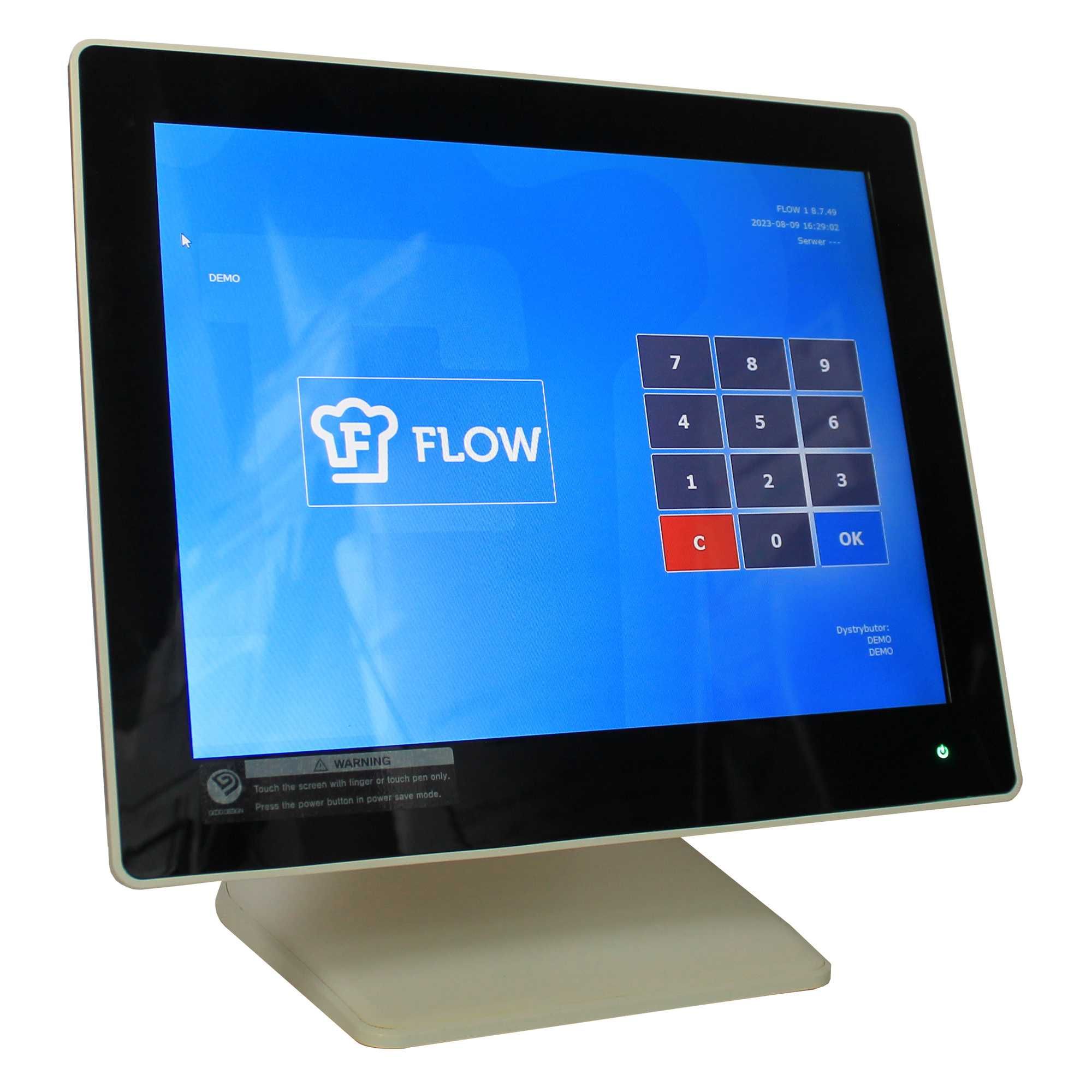 Terminal POS dotykowy APEXA + monitor klienta