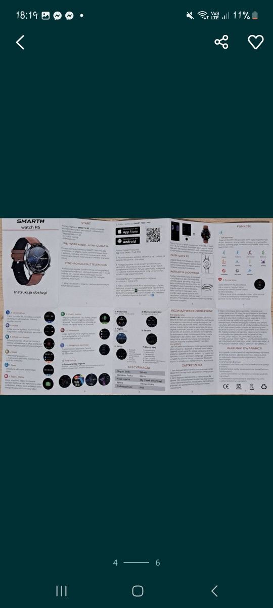 Smartwatch męski SMARTH