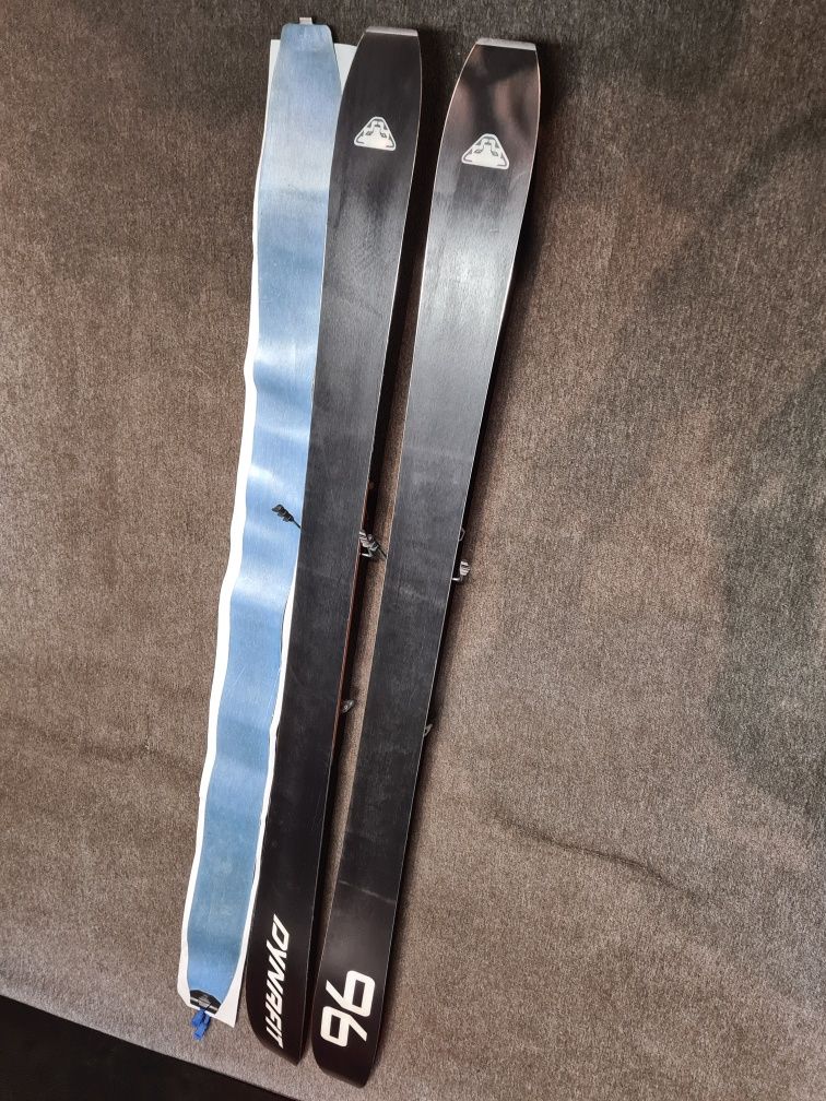 Narty skiturowe dynafit 96 176 cm z wiązaniami i fokami dynafit