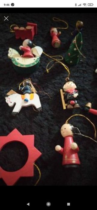 Figuras natal madeira