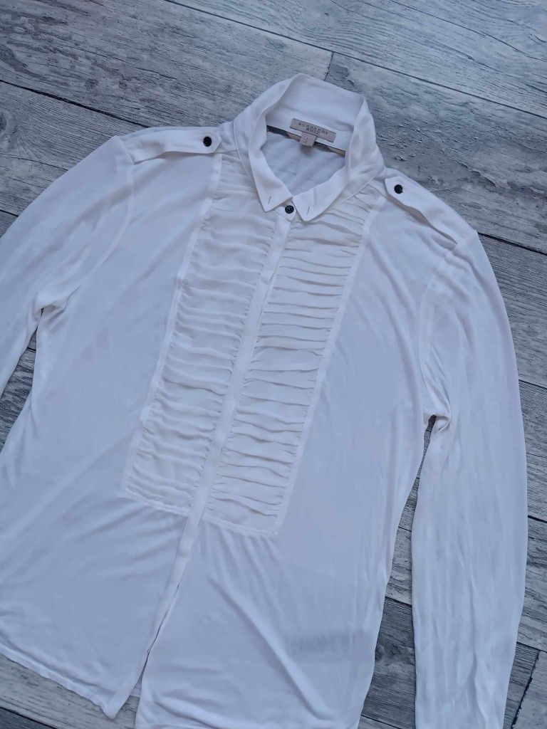 Oryginalna jedwabna koszula damska Burberry