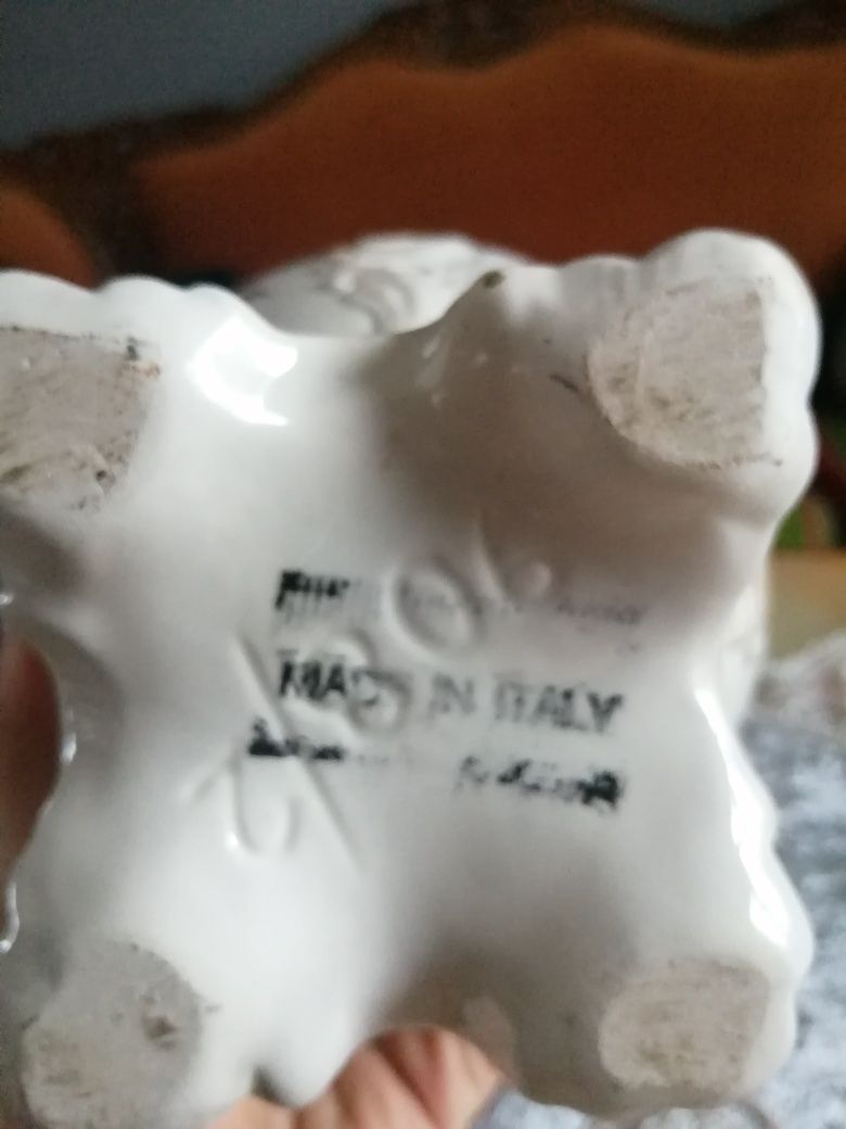 Włoski wazon porcelanowy