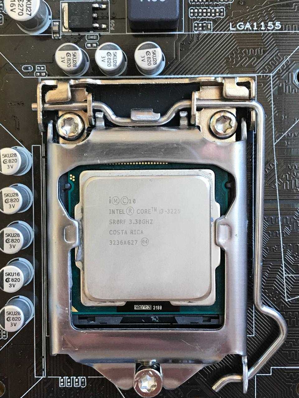 Материнська плата Asus H61M-K, Intel core i3-3225