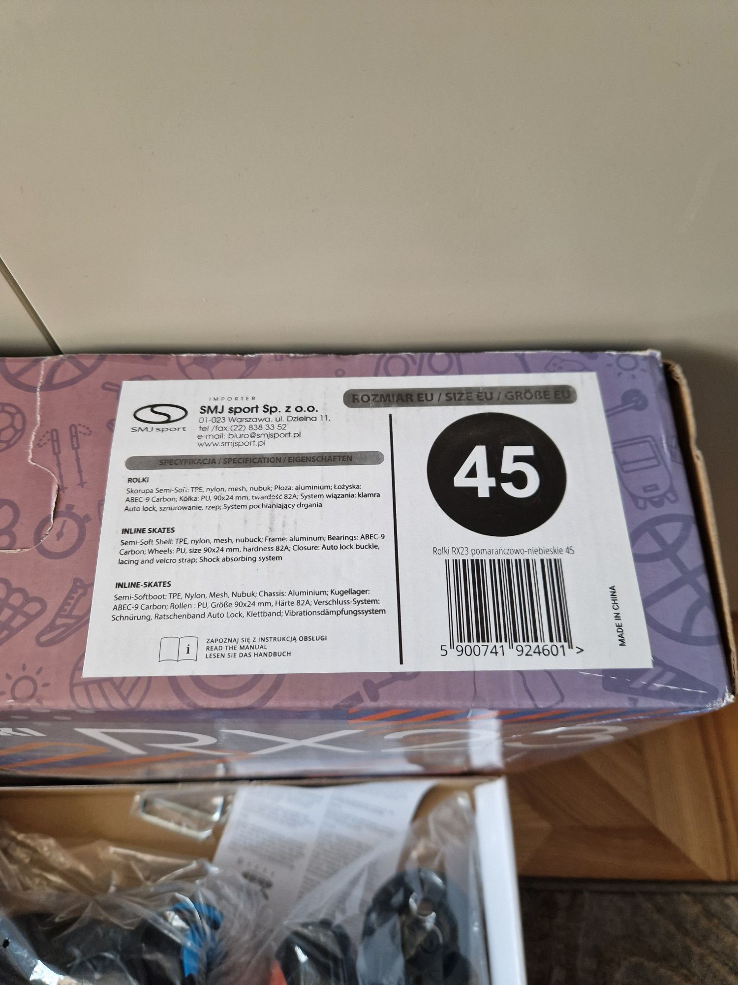 Rolki męskie SMJ sport RX23 size 45