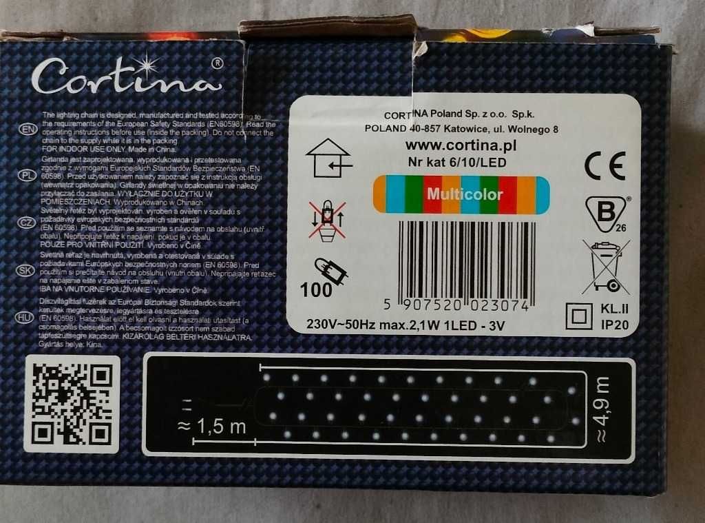 Lampki choinkowe LED 100 szt.