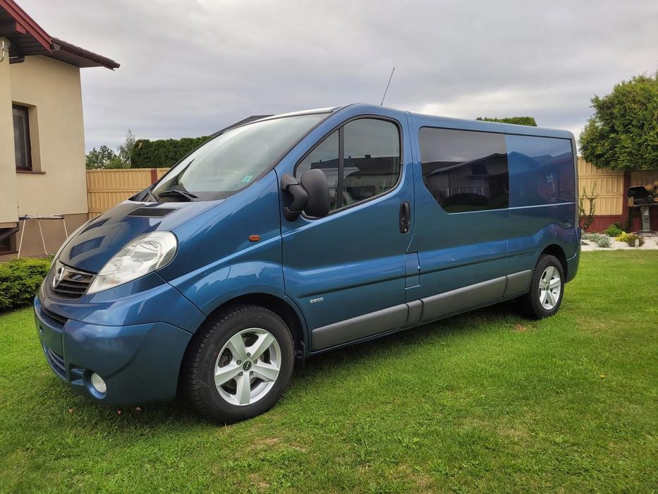Opel VIVARO  2.5-150-KM-Long Dudel Kabina-5-osobowa 197-tys Skóra
