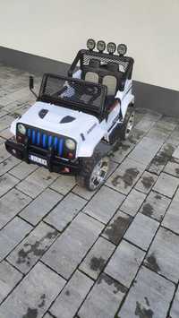 Autko na akumulator Jeep biały