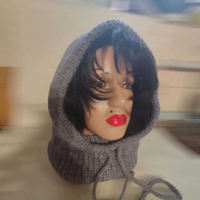 Капор жіночий,ангора +акріл