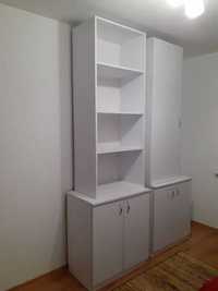 2 szafy,  półki, białe