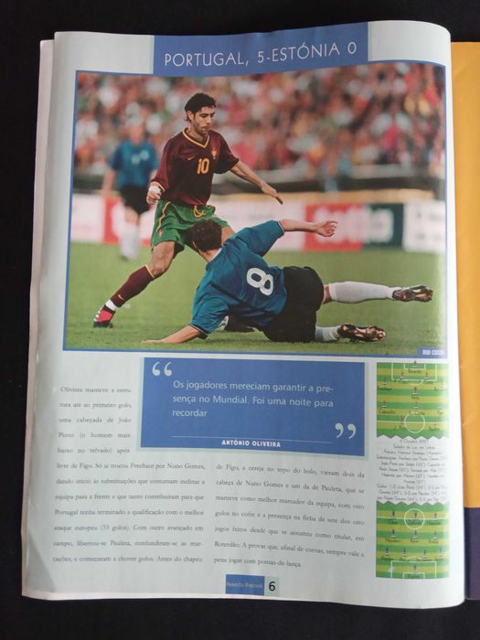 Revista Record Edição Especial, 2001 - Obrigado Portugal
