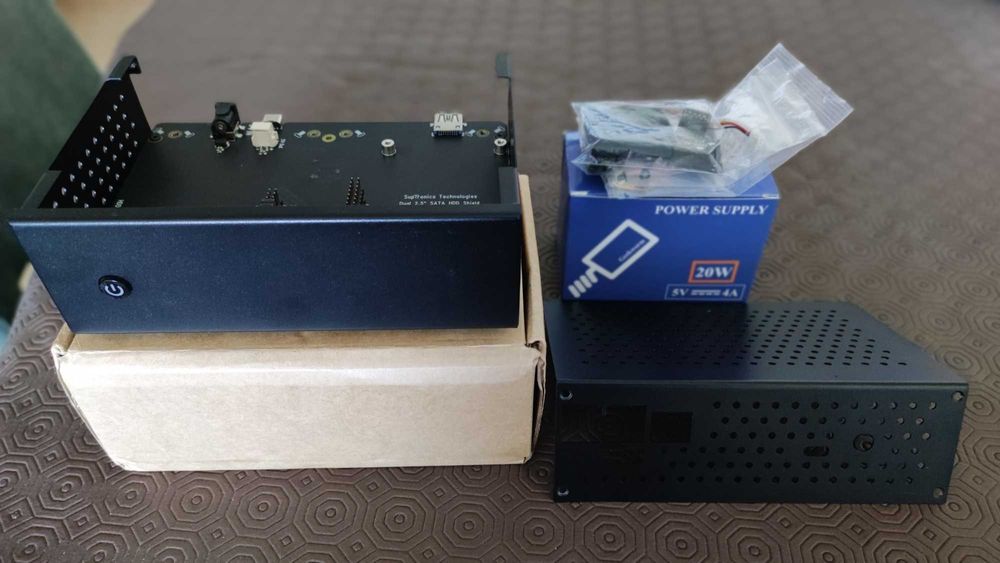 Geekworm NAS NASPi Gemini Dual 2.5" Fan PWM for Raspberry Pi 464730074780545124