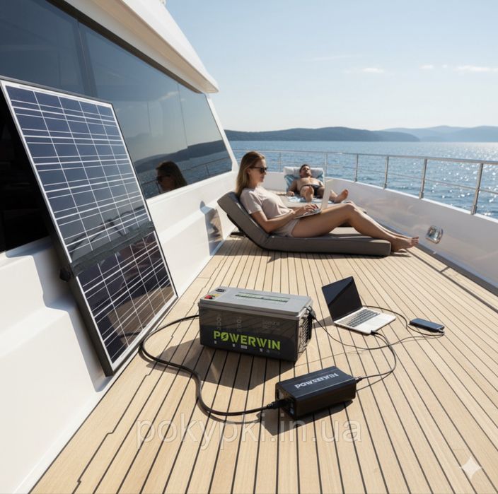 PowerWin - 12V 200Ah LiFePO4 акумулятори