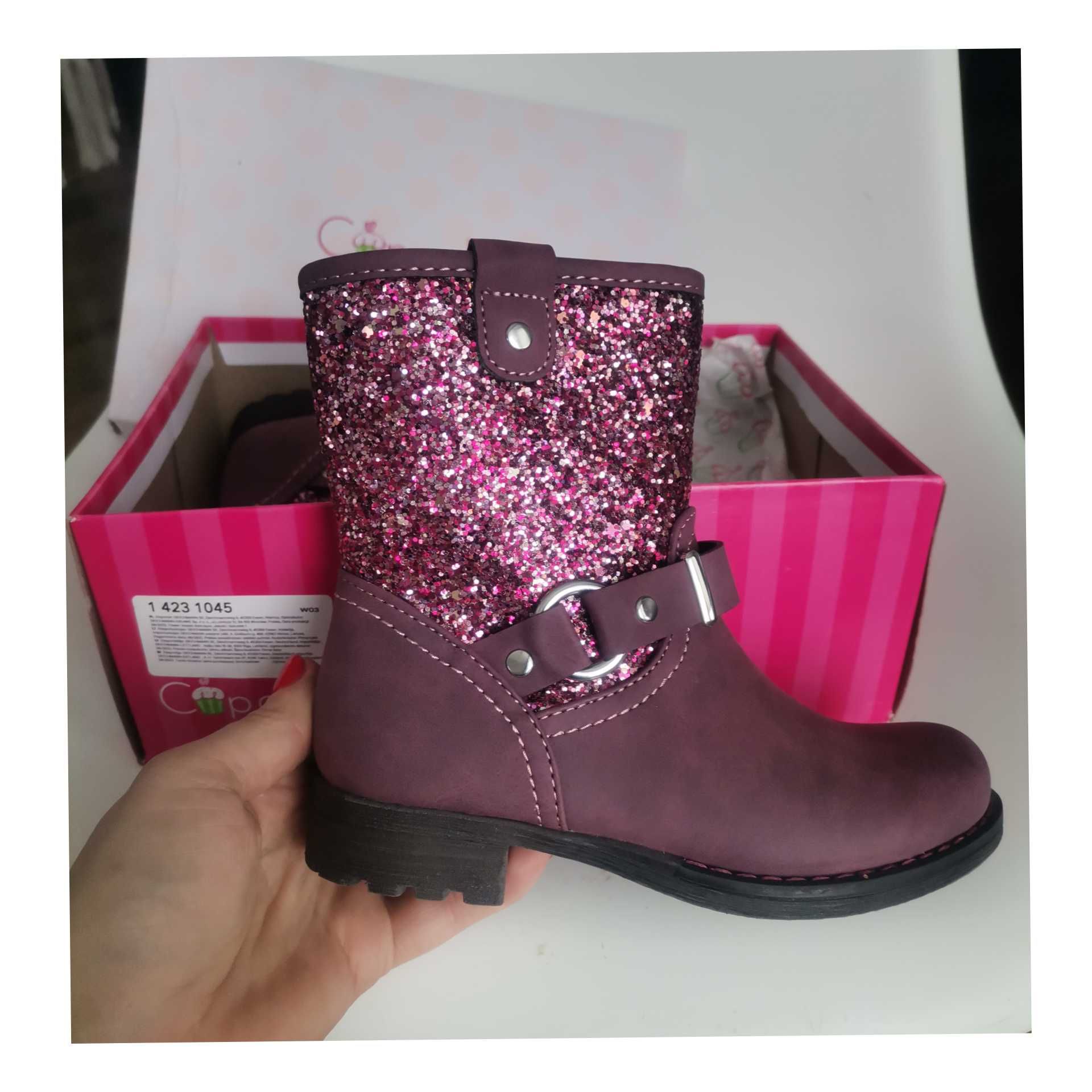 Nowe Botki 28 buty przejściowe ocieplone 28 Deichmann botki