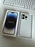 iPhone 14 Pro 128gb Silver Stan Idealny Oryg Bateria 93% od nowości