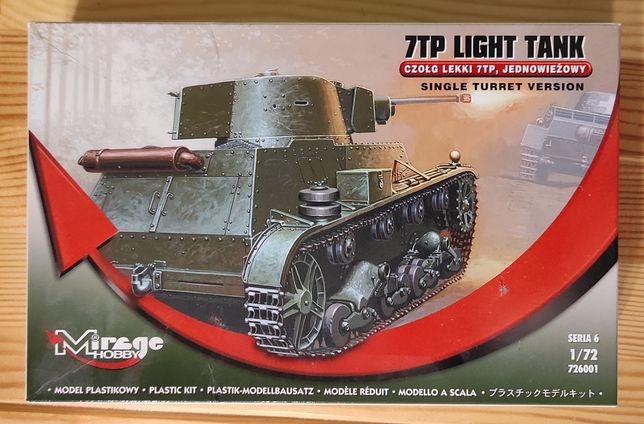 Model czołgu 7TP