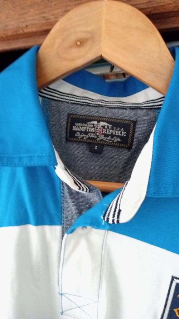 Męska koszulka polo marki KappAhl Hampton Republic rozmiar S