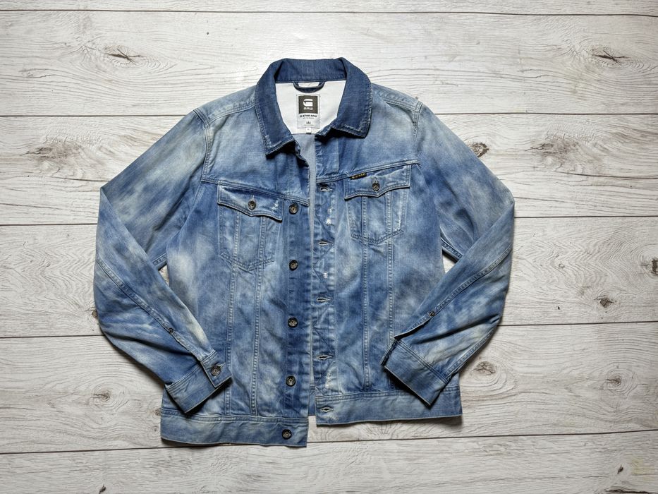 G-Star RAW  niebieska jeansowa katana r.XL (56) styl vintage