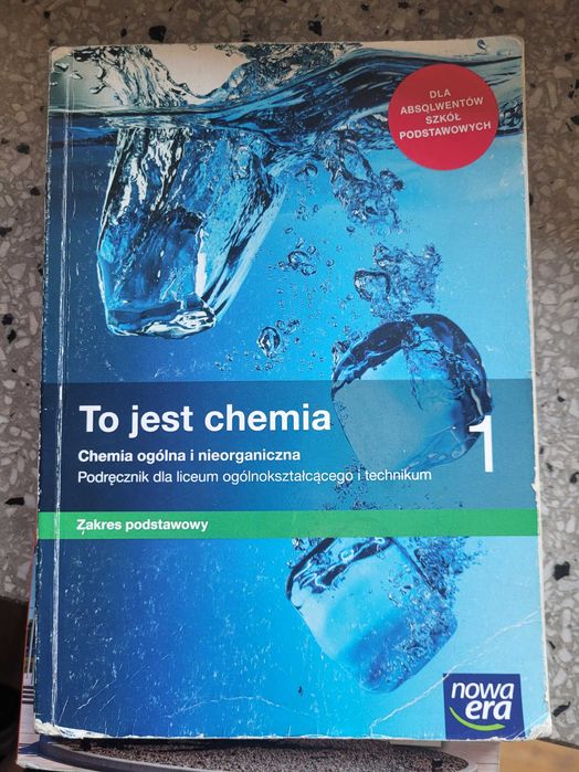 To jest chemia 1 zakres podstawowy. Chemia ogólna i nieorganiczna.